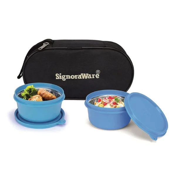 Signoraware Monarch Midday Microsafe Steel Lunch Box - Image 2
