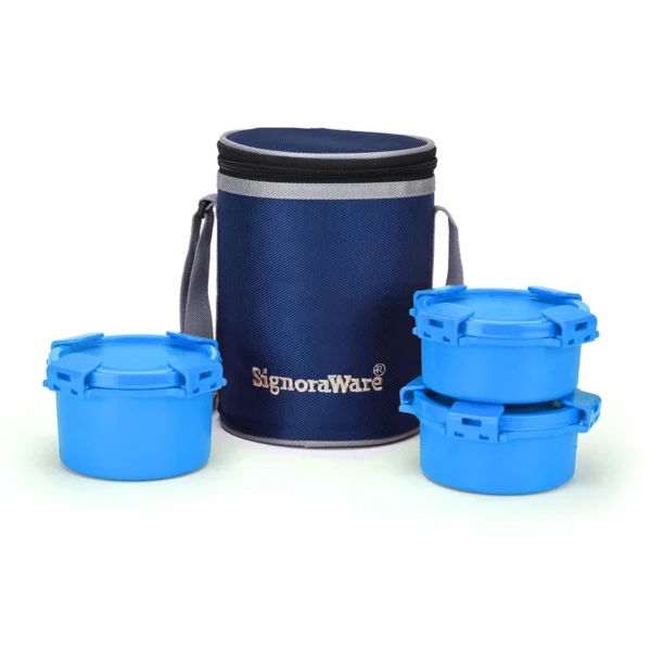 Signoraware Smart Twin Executive Big Lunch Box - Image 3