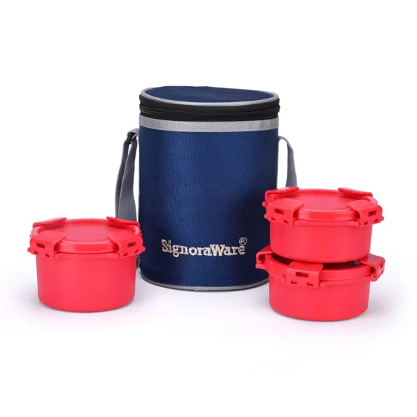 Signoraware Smart Twin Executive Big Lunch Box
