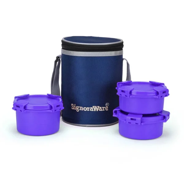Signoraware Smart Twin Executive Big Lunch Box - Image 2