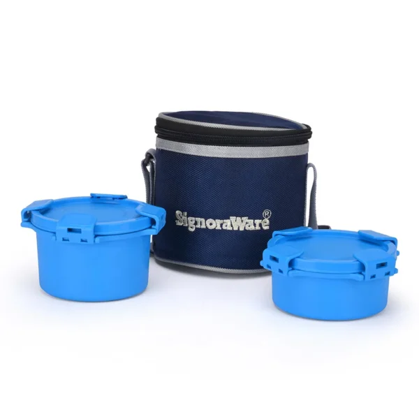Signoraware Smart Twin Executive Small Lunch Box - Image 3