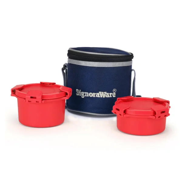 Signoraware Smart Twin Executive Small Lunch Box