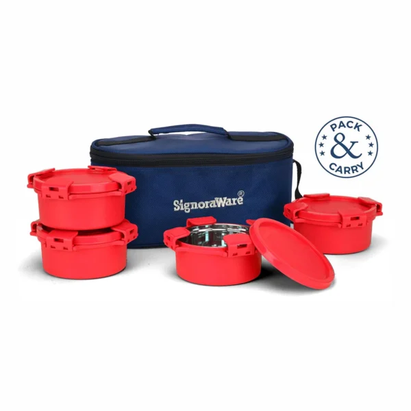 Signoraware Smart Twin Super Big Lunch Box