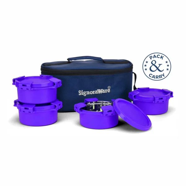 Signoraware Smart Twin Super Big Lunch Box - Image 2