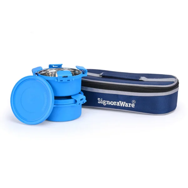Signoraware Smart Twin Executive Midday Lunch Box - Image 4