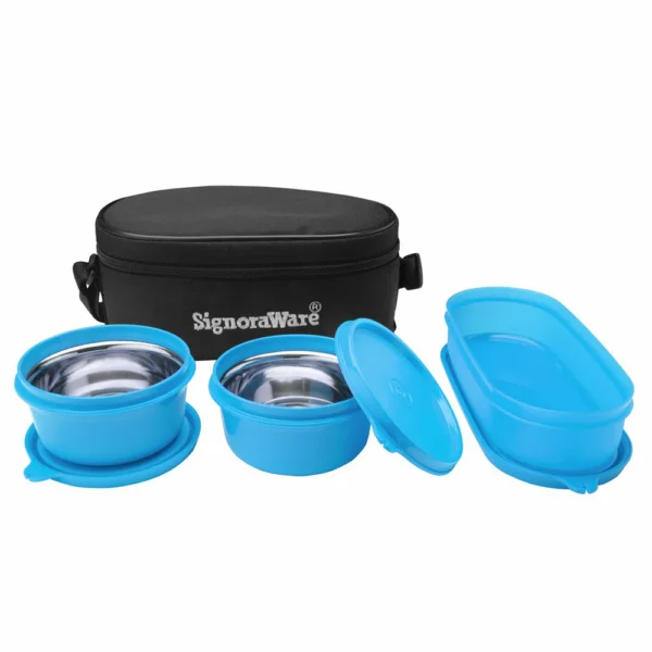 Signoraware Monarch Double Decker Steel Lunch Box - Image 4