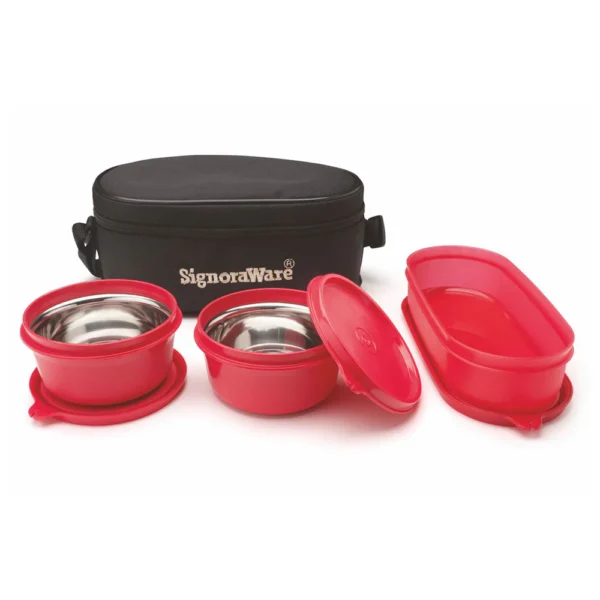 Signoraware Monarch Double Decker Steel Lunch Box