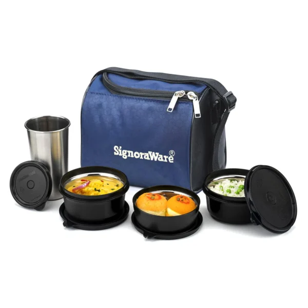 Signoraware Monarch Best Steel Lunch Box