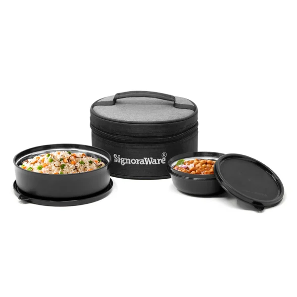 Signoraware Monarch Classic Steel Lunch Box - Image 3