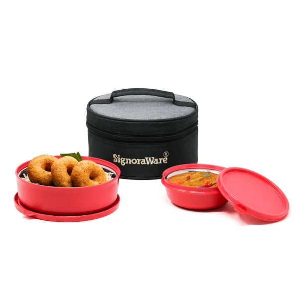 Signoraware Monarch Classic Steel Lunch Box