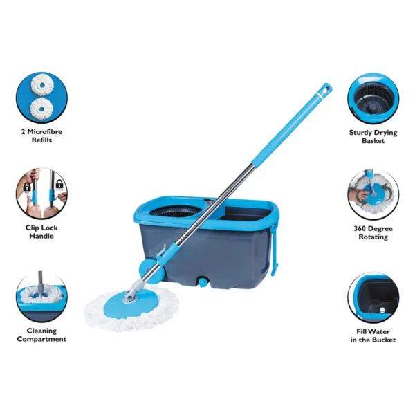 SignoraWare Advance Fine & Shine Spin Mop - Image 5