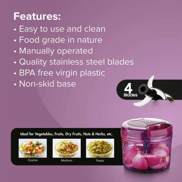 SignoraWare FineChop Chopper 750ml - Image 2