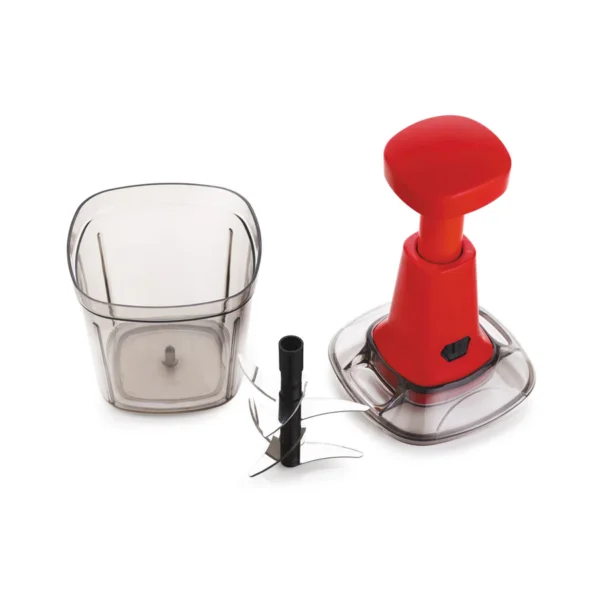 SignoraWare Thunder Chopper 1000 ml (6 Blade) | Vegetable and Fruit Cutter Chopper easy Push and Close Button | Hand Press Food Chopper - Image 4