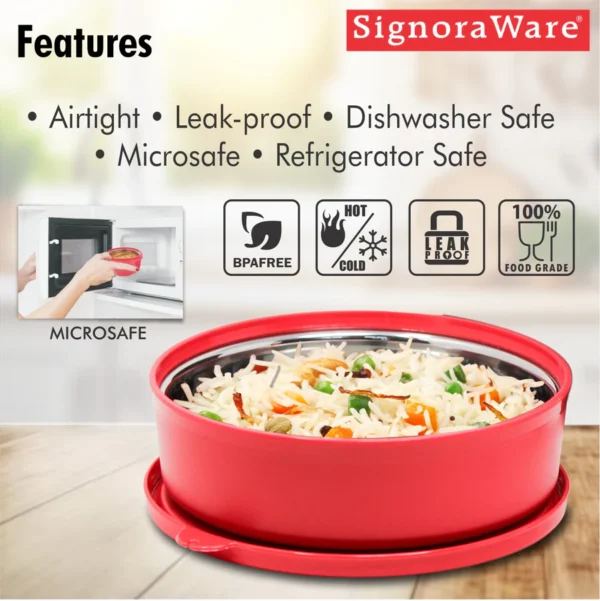 Signoraware Monarch Classic Big Steel 800ml - Image 3