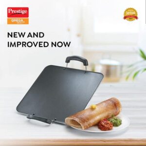 Prestige Omega Select Plus Non-stick Square Tawa, (Black)