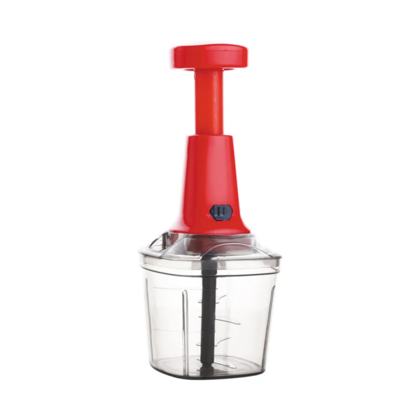 SignoraWare Thunder Chopper 1000 ml (6 Blade) | Vegetable and Fruit Cutter Chopper easy Push and Close Button | Hand Press Food Chopper