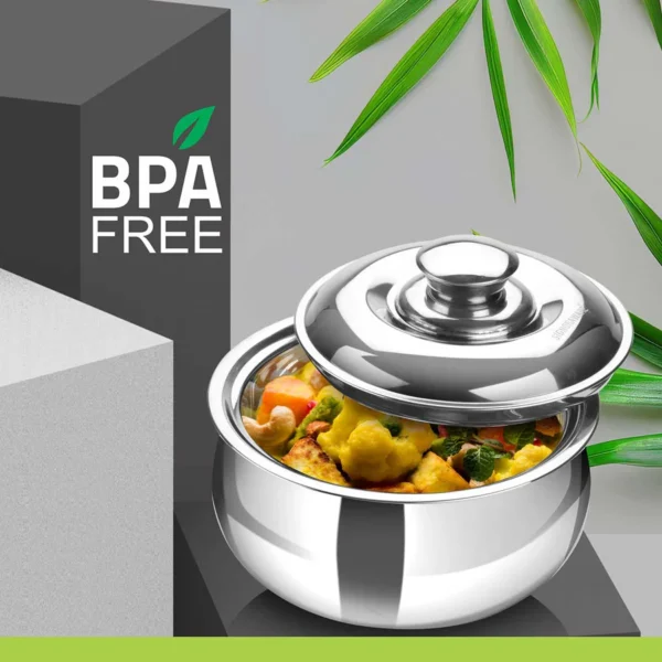 Signoraware Hot Delight Casserole (3000ml) - Double Wall Stainless Steel Insulated casserole - Keep Food Hot for longer time - Image 5