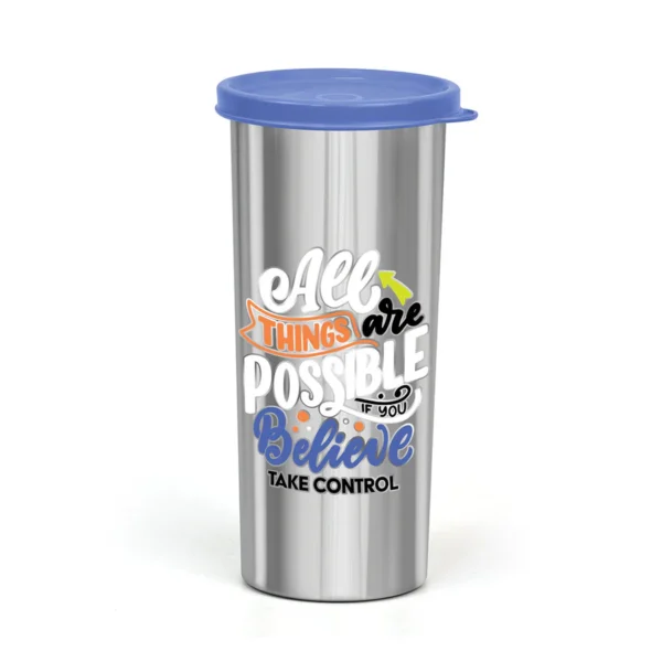 Signoraware Jumbo Tumbler Steel (Designer) 500 ml