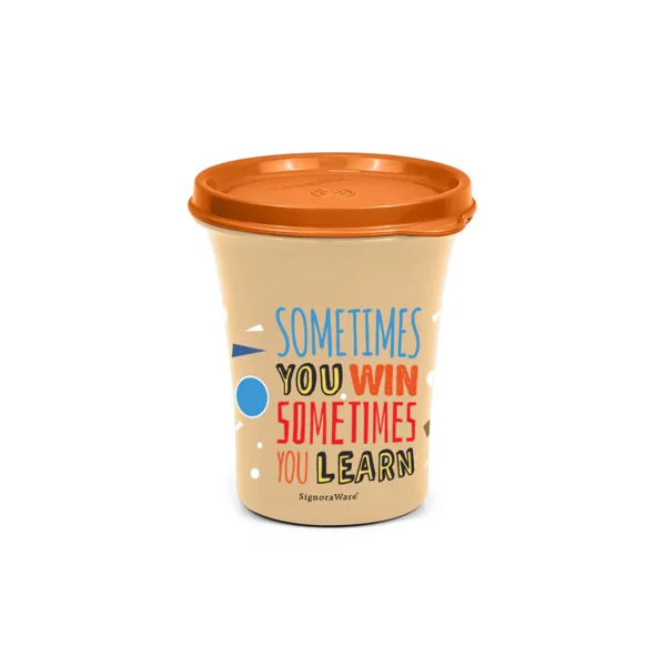 Signoraware Monarch Tumbler Small Steel 400ml (Printed) - Image 12