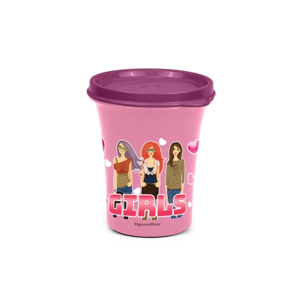 Signoraware Monarch Tumbler Small Steel 400ml (Printed) - Image 15