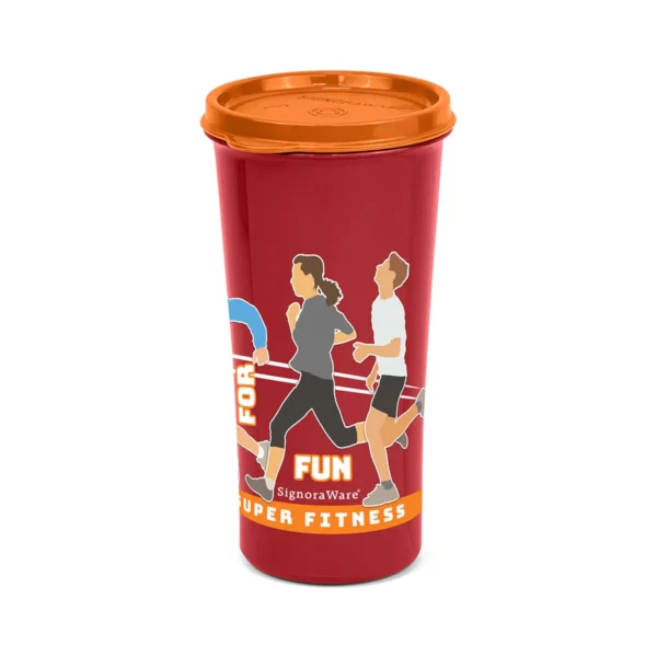 Signoraware Monarch Tumbler Jumbo Steel 650ml (Printed) - Image 3