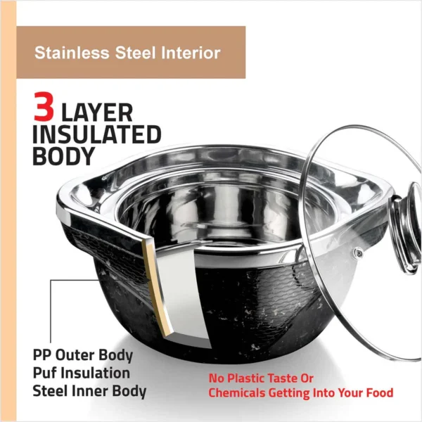 Signoraware Royal Bliss Casserole 2000ml - Image 5