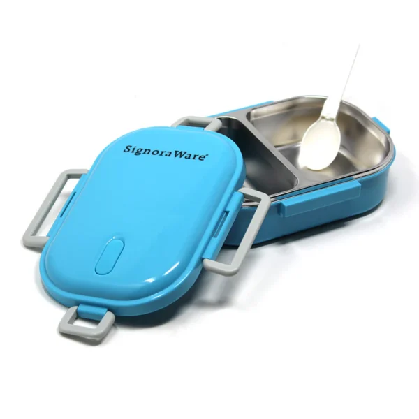 Signoraware Duo Star Steel Lunch Box (Small) - Image 2
