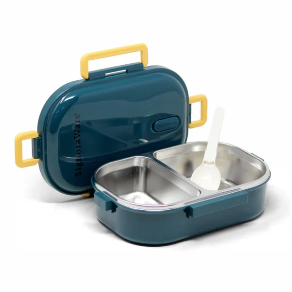 Signoraware Duo Star Steel Lunch Box (Small) - Image 8