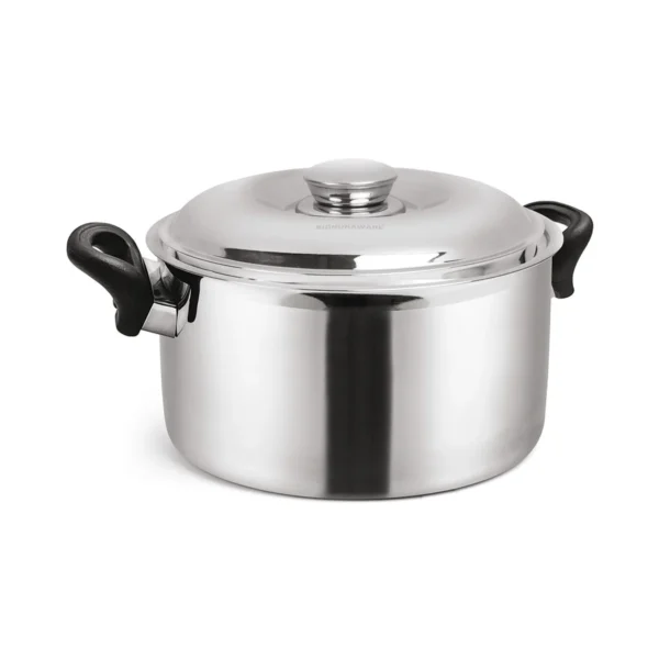 Signoraware Signoraware Therma Casserole with Handle (2100ml) - Double Wall Stainless Steel Insulated casserole | Casserole for Serving Cooked Food and Storing Hot Food Thermoware HOT and Cold for Long Hour for Home Canteen Picnic