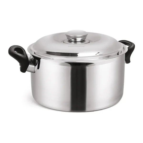 Signoraware Signoraware Therma Casserole with Handle (3000ml) | Double Wall Stainless Steel Insulated casserole | Casserole for Serving Cooked Food and Storing Hot Food Thermoware HOT and Cold for Long Hour for Home Canteen Picnic