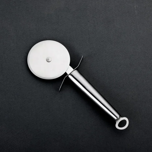 SignoraWare Stainless Steel Pizza Cutter | Super Sharp Pizza Slicer-Rocker with Non-Slip Handle, Easy to Clean. - Image 2