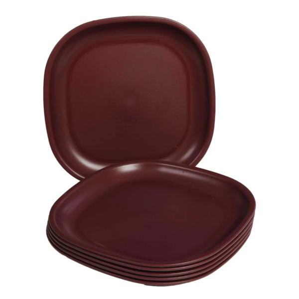 SignoraWare Half Plate Square Matte Finish (Set/6)