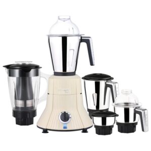 Premier Zesta DX Mixer Grinder set of 5 Jar 230V/750W Ivory & Aqua Blue MG5169 & MG5152