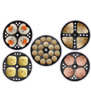 IDEAL Non Stick  Ever Idly Stand  Hybrid 5 Plates