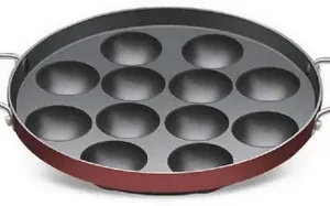 IDEAL Non Stick Ever paniyaram Pan 12 pith