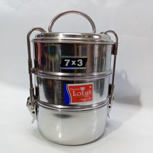 STAINLESS STEEL TIFFIN CARRIER (7×3)