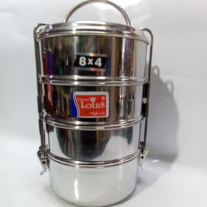 STAINLESS STEEL TIFFIN CARRIER (8×4)