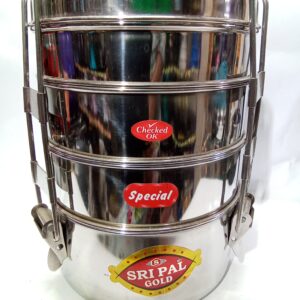 STAINLESS STEEL TIFFIN CARRIER (11×4)