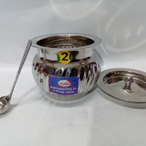 STAINLESS STEEL GHEE POT (NO:2)