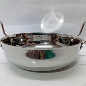 Stainless steel kadai