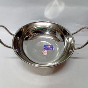 STAINLESS STEEL KADAI (SIZE:1)