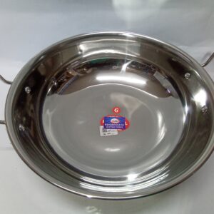 STAINLESS STEEL KADAI (SIZE:6)