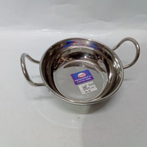 STAINLESS STEEL KADAI (SIZE:2)