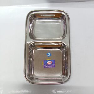STAINLESS STEEL SNACKS PLATE (NO:2)