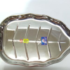 STAINLESS STEEL SNACKS PLATE