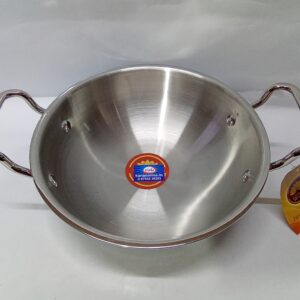STAINLESS STEEL TRIPLY KADAI 22 CM