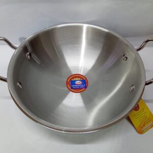 STAINLESS STEEL TRIPLY KADAI 24 CM