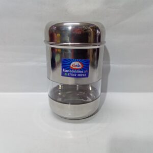 STAINLESS STEEL SEE THROUGH CONTAINER (NO:1)