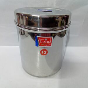STAINLESS STEEL SEE THROUGH CONTAINER (NO:13)