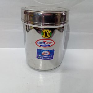 STAINLESS STEEL SEE THROUGH CONTAINER (NO:10)